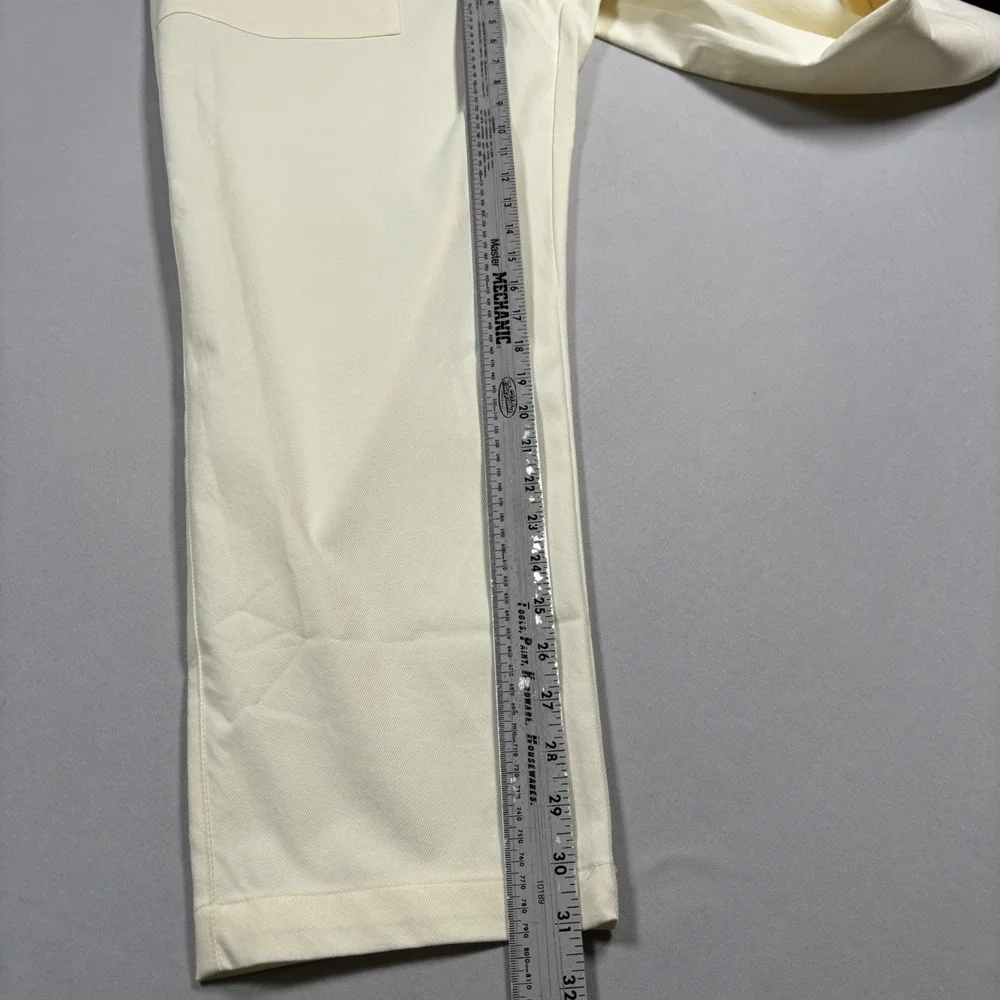 Adidas Go-To Prog‎ Pant Mens 36x32 Ivory Loose Fit Straight Leg Golf IQ2966 NWT